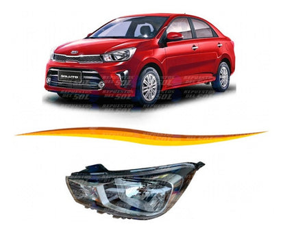 Optico Kia Soluto 1.4 2019 2022 Con Motor