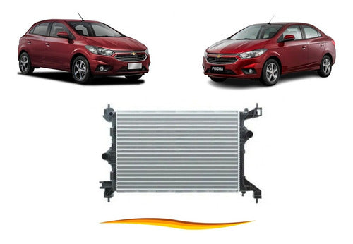 Radiador Motor Chevrolet Onix 1.4 2017 2020