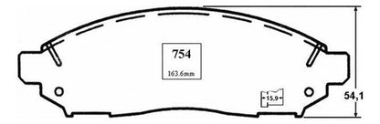 Pastilla Freno Delantero Nissan Pathfinder New 2.5 2005 2014