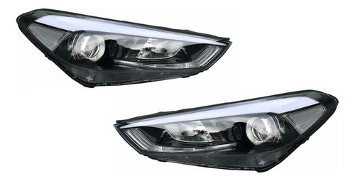 Optico R/L Hyundai Tucson Tl 2.0 2016 2020 Par