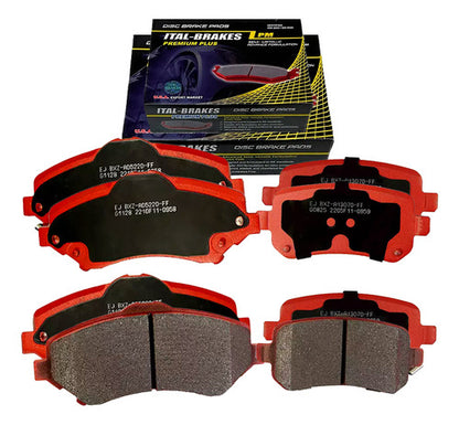 Kit Pastillas Delanteras + Traseras Freno Dodge Caravan 2008 2010