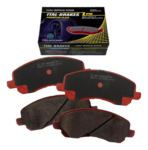 Kit Pastillas Delanteras + Traseras Freno Mitsubishi Lancer 2008 2014