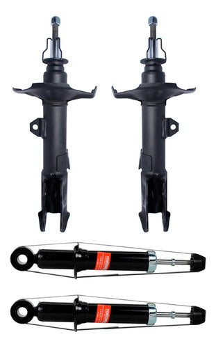 Kit Amortiguador Toyota Tercel 1.5 1995 2000 Delantero + Trasero