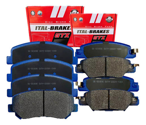 Kit Pastillas Delanteras + Traseras Freno Mazda Cx5 2017 2019