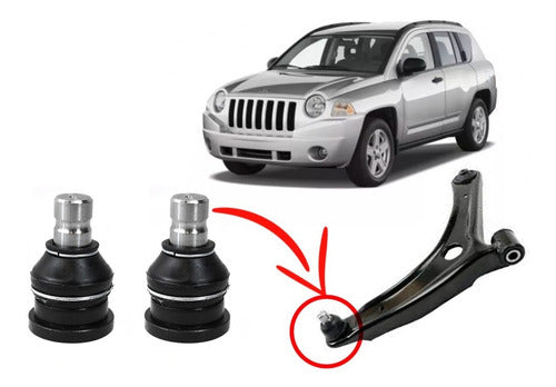 Rotula Bandeja Inferior Jeep Compass 2007/2017 Par