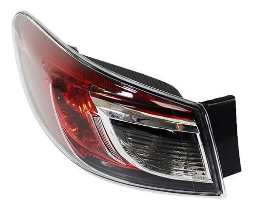 Farol Trasero Exterior Izquierdo Mazda 3 Sedan 2011 2014 Rojo