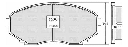 Pastilla Freno Delantero Mazda Mpv 3.0 1992 1992