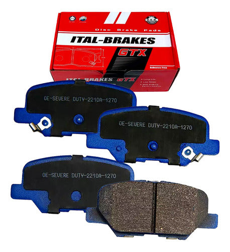 Kit Pastillas Delanteras + Traseras Freno Gtx Changan New Cs35 2023 2024