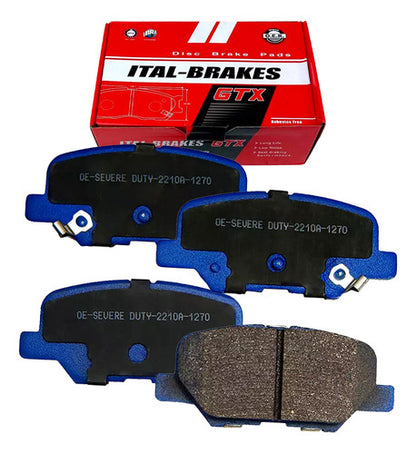 Kit Pastillas Delanteras + Traseras Freno Gtx Changan New Cs35 2023 2024