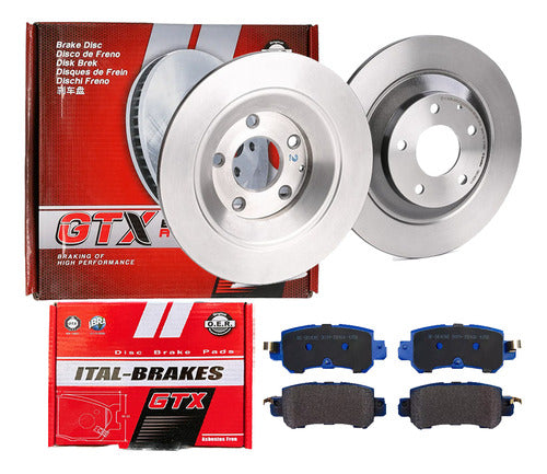 Discos Freno Con Pastilla Mazda Cx5 2011 2017 Traseras