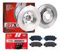 Discos Freno Con Pastilla Mazda Cx5 2011 2017 Traseras