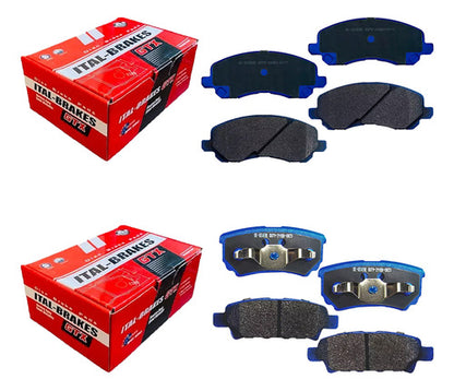 Kit Pastillas Delanteras + Traseras Freno Jeep Patriot 2006 2017
