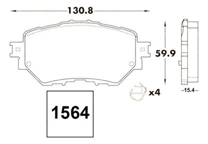 Pastilla Freno Delantero Mazda Mazda 3 2015