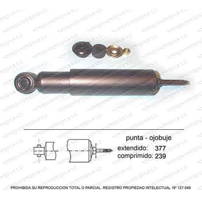 Par Amortiguador R/L Trasero Chevrolet Luv 1.6 1989 1994