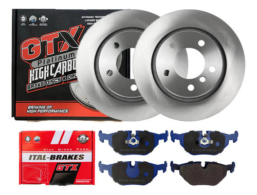 Discos Freno Con Pastilla Gtx Bmw 328i (e46) 1998 2000