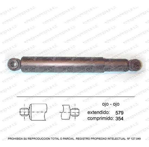 Par Amortiguador R/L Trasero Terrano Ii 2.7 1994 1999