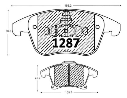 Pastilla Freno Delantera Ford Fusion 2013 2020