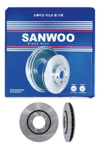 Par Disco Freno Delantero Peugeot 206 2000 2011