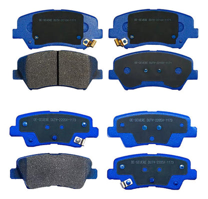 Kit Pastillas Delanteras + Traseras Freno Hyundai Veloster 2012 2017