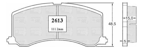 Pastilla Freno Delantero Suzuki Baleno 1.3 2000 2002