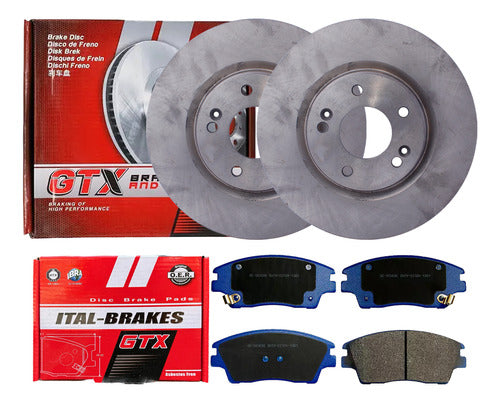 Discos Freno Con Pastilla Gtx Hyundai Tucson 2016 2021
