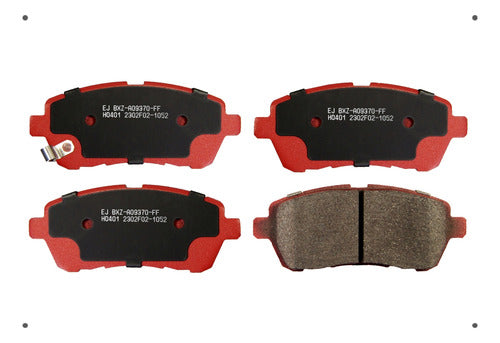Pastilla Freno Ital Brakes Delantero Ford Fiesta 2013 2013