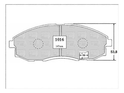 Pastilla Freno Delantero Jac Motors Refine 2.8 2010 2012