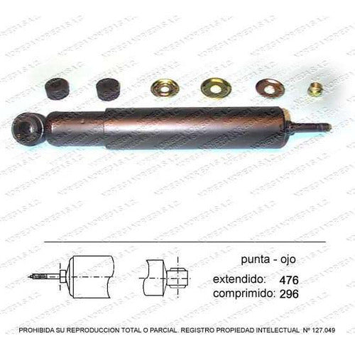 Par Amortiguador R/L Trasero Toyota Corolla 1.3 1978 1981
