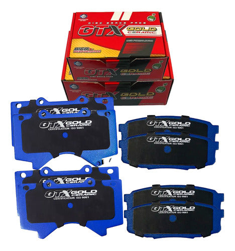 Kit Pastillas Delanteras + Traseras Freno Gtx Gold Lexus Lx 570 2008 2023