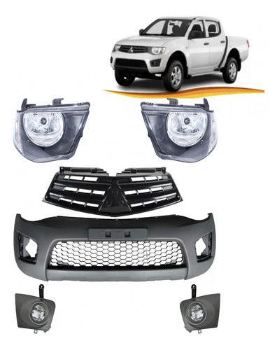 Parachoque Delantero Mitsubishi L200 2011 2015