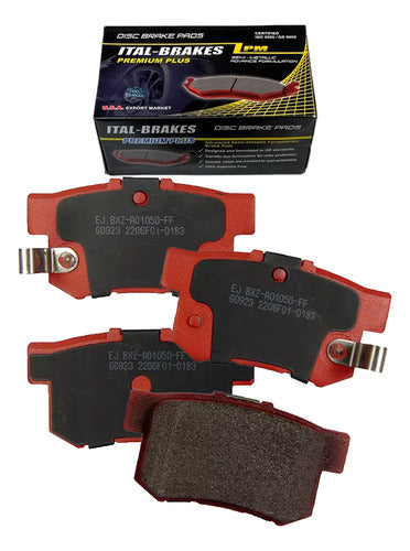 Pastilla Freno Traseras Honda Accord 1998 2003