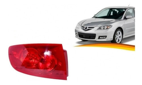 Farol Trasero Mazda 3 2004 2009 Sedan Izquierdo