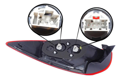 Farol Trasero Exterior Mazda Cx5 2013 2015 Izquierdo Rojo