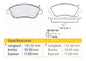 Pastilla Freno Delantero Chevrolet Montana 1.7 2004 2006