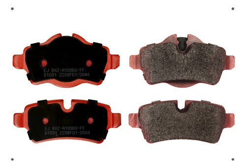 Pastilla Freno Ital Brakes Trasero Mini Cooper 2007 2022
