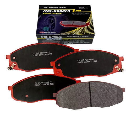 Kit Pastillas Delanteras + Traseras Freno Changan Cs55 2019 2023
