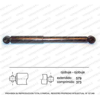 Par Amortiguador R/L Trasero Terrano 2.7 1996 1998