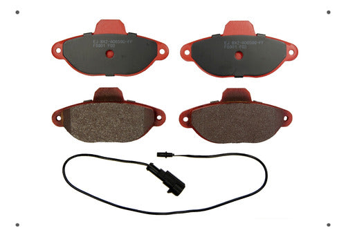 Pastilla Freno Ital Brakes Delantera Fiat 500 2000 2000