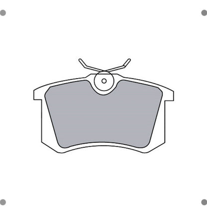 Pastilla Freno Trasera Audi A4 2005 2008