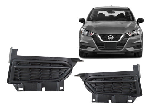 Tapa Neblinero Nissan Versa 2020 2022 Par