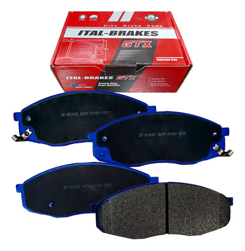Kit Pastillas Delanteras + Traseras Freno Gtx Changan Cs55 2019 2023