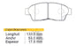 Pastilla Freno Delantero Toyota Camry 2.2 5sfe 1993 1997
