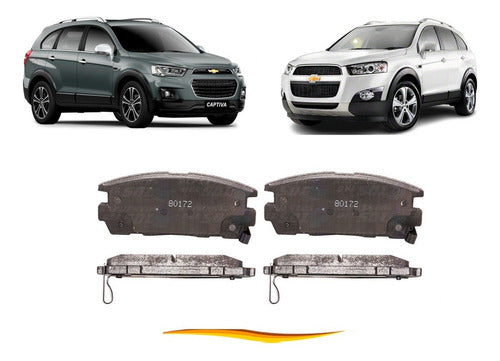 Pastilla Freno Traseras Chevrolet Captiva 2007 - 2018