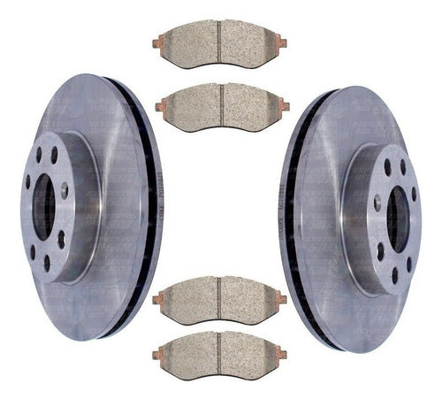 Discos Frenos Chevrolet Aveo 1.4 2011 2014 Mas Pastilla Set
