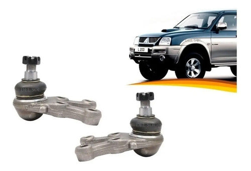 Rotula Bandeja Inferior Mitsubishi L200 1998 / 2007 4x4 Par