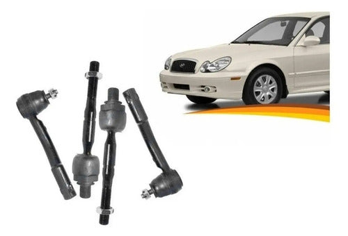 Brazo Axial Hyundai Sonata 1999 2005 + Terminales Kit