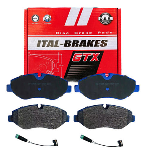 Kit Pastillas Delanteras + Traseras Freno Volkswagen Crafter 2006 2016