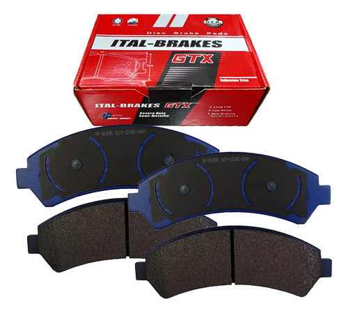 Kit Pastillas Delanteras + Traseras Freno Gtx Chevrolet Blazer 2000 2006