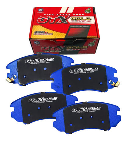 Kit Pastillas Delanteras + Traseras Freno Gtx Gold Exeed Lx 2023 2024