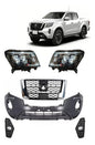 Parachoque Delantero Nissan New Navara 2021 2024 + Opticos